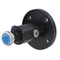 Level gauge push button valve fig. 1590X steel for reflex level gauge